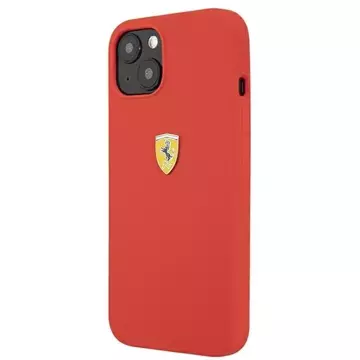 Hülle für Ferrari iPhone 13 mini 5.4" schwarz/schwarz Hardcase Silikon