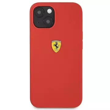 Hülle für Ferrari iPhone 13 mini 5.4" schwarz/schwarz Hardcase Silikon