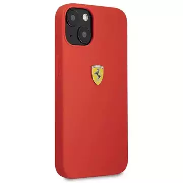 Hülle für Ferrari iPhone 13 mini 5.4" schwarz/schwarz Hardcase Silikon