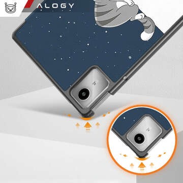 Hülle für Lenovo Tab M11 10,95" TB330FU / TB330XU / TB331FC Tablet Cover Case Alogy Book Cover Sleeping Cat Glass Stylus