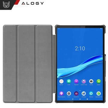 Hülle für Lenovo Tab M8 4gen TB300XU TB300FU Book Cover Case Gehäuse Case Alogy Schwarz Glas