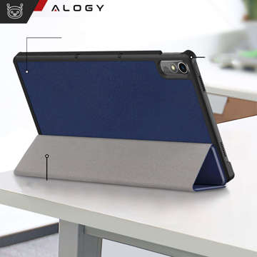 Hülle für Lenovo Tab P11 2gen 11.5 TB350FU TB350XU Alogy Book Cover Case Gehäuse Schutzhülle Marineblau