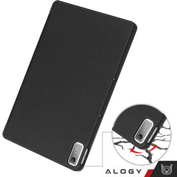 Hülle für Lenovo Tab P11 2gen 11.5 TB350FU TB350XU Alogy Book Cover Case Gehäuse Schutzhülle Schwarz Glas