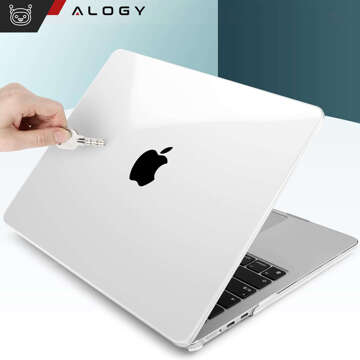 Hülle für MacBook Air 15 M2 2023 A2941 Hülle Gehäusedeckel Klar Alogy Hard Cover Transparent