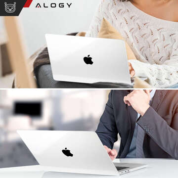 Hülle für MacBook Air 15 M2 2023 A2941 Hülle Gehäusedeckel Klar Alogy Hard Cover Transparent