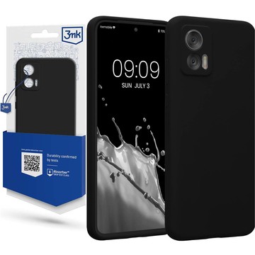 Hülle für Motorola Edge 30 Neo 3mk Matt Case Cover Mattschwarze Rückseite