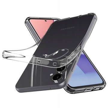 Hülle für Samsung Galaxy S23 FE Spigen Liquid Case, transparente Rückseite, kristallklares Glas