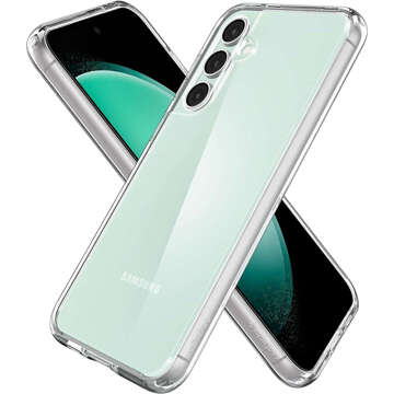 Hülle für Samsung Galaxy S23 FE Spigen Ultra Hybrid Case, transparente Rückseite, kristallklares Glas