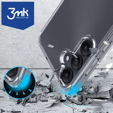 Hülle für Samsung Galaxy S24 3mk Armor Case Klares Gehäuse, gepanzerte Rückseite, transparentes Glas