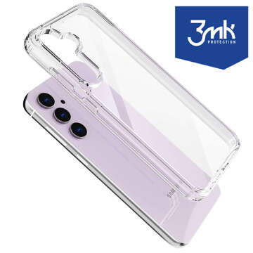 Hülle für Samsung Galaxy S24 3mk Armor Case Klares Gehäuse, gepanzerte Rückseite, transparentes Glas