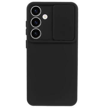 Hülle für Samsung Galaxy S24 Plus Panzergehäuse Schutz Kameraabdeckung Slide Camshield Case Alogy schwarz