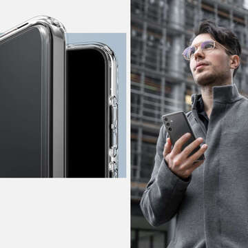 Hülle für Samsung Galaxy S24 Plus Spigen Ultra Hybrid Case, transparente, kristallklare Rückseite