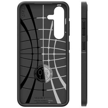 Hülle für Samsung Galaxy S24 Spigen Core Armor Case Gepanzertes Case Cover Gehäuse Mattschwarzes Glas