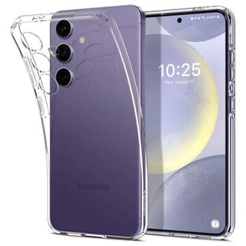 Hülle für Samsung Galaxy S24 Spigen Liquid Crystal Case Handyhülle Rückseite aus kristallklarem Glas