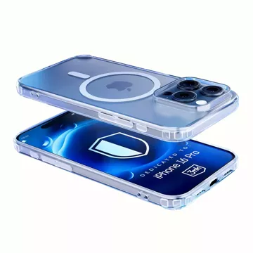 Hülle für Samsung Galaxy S24 Ultra 3mk Armor Case Klares Gehäuse gepanzerte Rückseite transparent