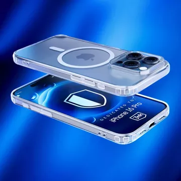 Hülle für Samsung Galaxy S24 Ultra 3mk Armor Case Klares Gehäuse gepanzerte Rückseite transparent