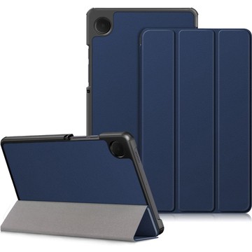 Hülle für Samsung Galaxy Tab A9 2023 8,7" X110 / X115 Tablet Cover Case Alogy Book Cover Marineblau