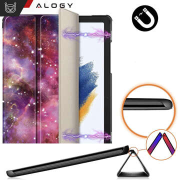 Hülle für Samsung Galaxy Tab A9 Plus 2023 11" (X210/X215/X216) Tablet Cover Case Alogy Book Cover Galaxy Glass