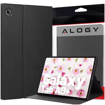 Hülle für Samsung Galaxy Tab A9 Plus 2023 11" (X210/X215/X216) Tablet Cover Case Alogy Stand Schwarz