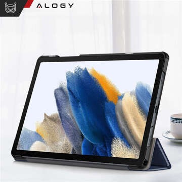 Hülle für Samsung Galaxy Tab A9 Plus 2023 11" (X210/X215/X216) Tablet Flip Cover Book Cover Case Alogy Marineblau