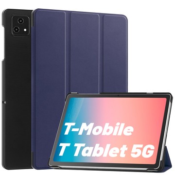 Hülle für T-Mobile T Tablet 5G 10,36" Tablet-Hülle Alogy Book Cover Case Marineblau