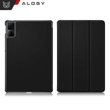 Hülle für Xiaomi Redmi Pad SE 2023 11" Smart Case Cover mit Flip-Gehäuse Case Alogy Schwarzes Glas