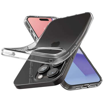 Hülle für iPhone 15 Pro Max Spigen Liquid Crystal Case Schutzhülle aus kristallklarem Glas