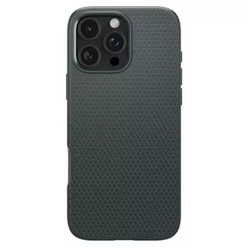 Hülle für iPhone 16 Pro Max Spigen Liquid Crystal Schutzhülle Abyss Green