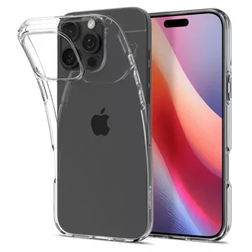 Hülle für iPhone 16 Pro Spigen Liquid Crystal Schutzhülle für das Crystal Clear-Telefon