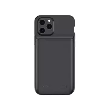 Hülle mit PowerCase 4800mAh Powerbank für Apple iPhone 12/12 Pro Schwarz