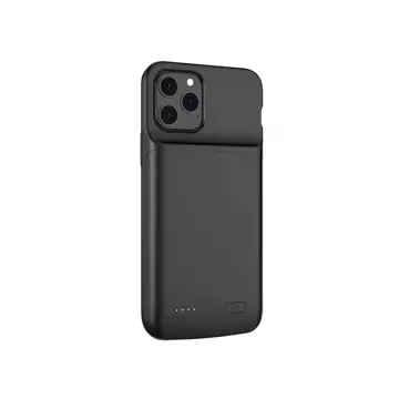 Hülle mit PowerCase 4800mAh Powerbank für Apple iPhone 12/12 Pro Schwarz