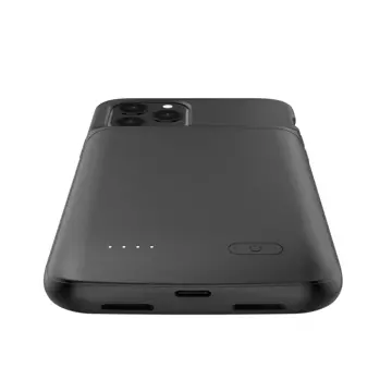 Hülle mit PowerCase 4800mAh Powerbank für Apple iPhone 12/12 Pro Schwarz