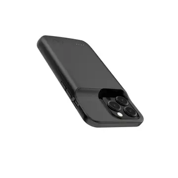 Hülle mit PowerCase 4800mAh Powerbank für Apple iPhone 14/14 Pro Schwarz