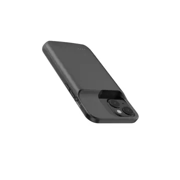 Hülle mit PowerCase 4800mAh Powerbank für Apple iPhone 14/14 Pro Schwarz