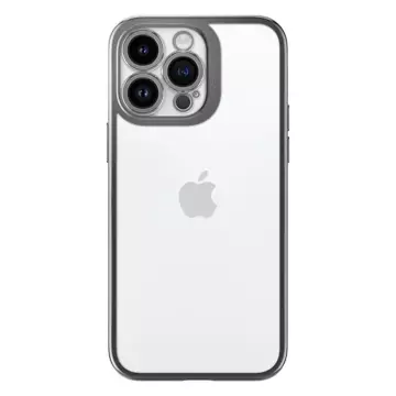 Hülle mit Spigen Optik Crystal für Apple iPhone 14 Pro Chrome Grey