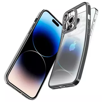 Hülle mit Spigen Optik Crystal für Apple iPhone 14 Pro Chrome Grey