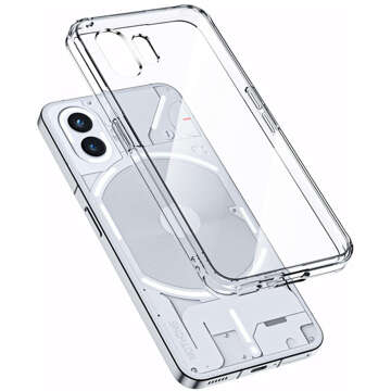 Hybrid-Hülle für Nothing Phone 2, Rückseite, transparent, Alogy Super Crystal Clear