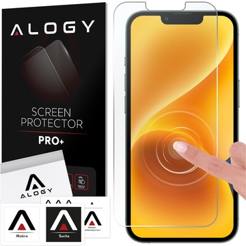 Hybridglas für Apple iPhone 13 Pro Max Displayschutz Alogy Flexi Glass 9H Case Friendly Flachbildschirmschutz