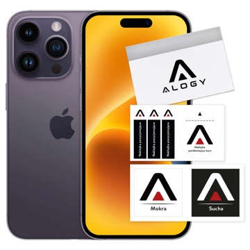 Hybridglas für Apple iPhone 14 Pro Display Alogy Flexi Glass 9H Case Friendly Flachbildschirm