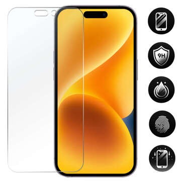 Hybridglas für Apple iPhone 14 Pro Display Alogy Flexi Glass 9H Case Friendly Flachbildschirm