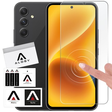 Hybridglas für Samsung Galaxy A54 5G Displayschutzfolie Alogy Flexi Glass 9H Hüllenfreundlicher flacher Displayschutz