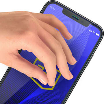 Hybridglas für Samsung Galaxy M34 5G 3mk FlexibleGlass Displayschutzfolie Glas 7h Bruchsicher