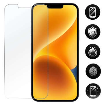 Hybridglas für den Bildschirm des Apple iPhone 13 Alogy Flexi Glass 9H Case Friendly Flachbildschirm