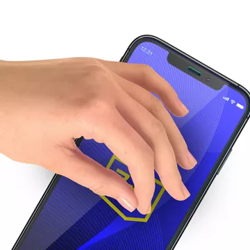 Hybridglaskombination aus Glas und 3mk FlexibleGlass-Folie für den Frontschutz des Samsung Galaxy Z Fold 6