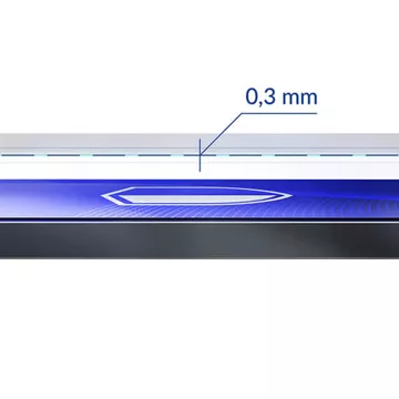 Hybridglaskombination aus Glas und 3mk FlexibleGlass-Folie für den Frontschutz des Samsung Galaxy Z Fold 6