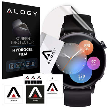 Hydrogel Alogy Hydrogel-Schutzfolie für Smartwatch für Huawei Watch GT 3 (42 mm)