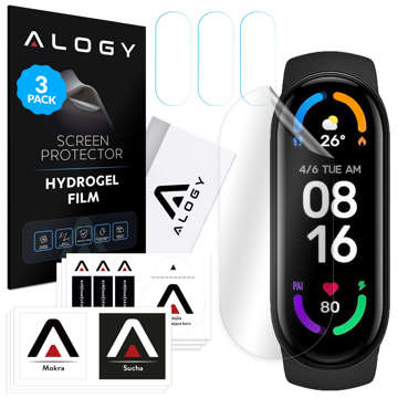 Hydrogel Alogy Hydrogel-Schutzfolie für Smartwatch für Xiaomi Mi Band 6
