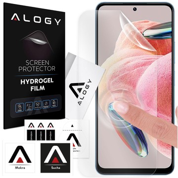 Hydrogel-Film für Xiaomi Redmi Note 8/ 8T/ 8 Pro/ 9/ 9S/ 10/ 10 Pro/ 11/ 11S/ 12/ 12 Pro Handy-Displayschutz Alogy Hydrogel-Film