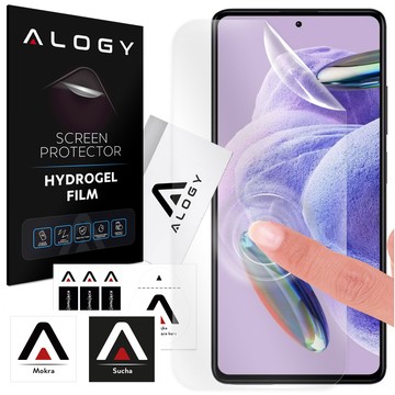 Hydrogel-Film für Xiaomi Redmi Note 8/ 8T/ 8 Pro/ 9/ 9S/ 10/ 10 Pro/ 11/ 11S/ 12/ 12 Pro Handy-Displayschutz Alogy Hydrogel-Film