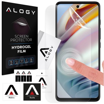 Hydrogel-Folie für Motorola Moto G22/ G60/ G31/ E40/ G9 Handy-Displayschutz Alogy Hydrogel-Folie